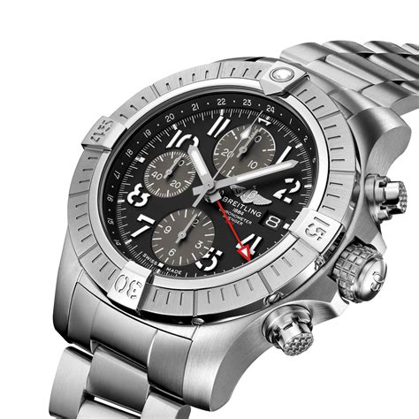 a24315101b1a1 Breitling Avenger Chronograph GMT 45 Mens 